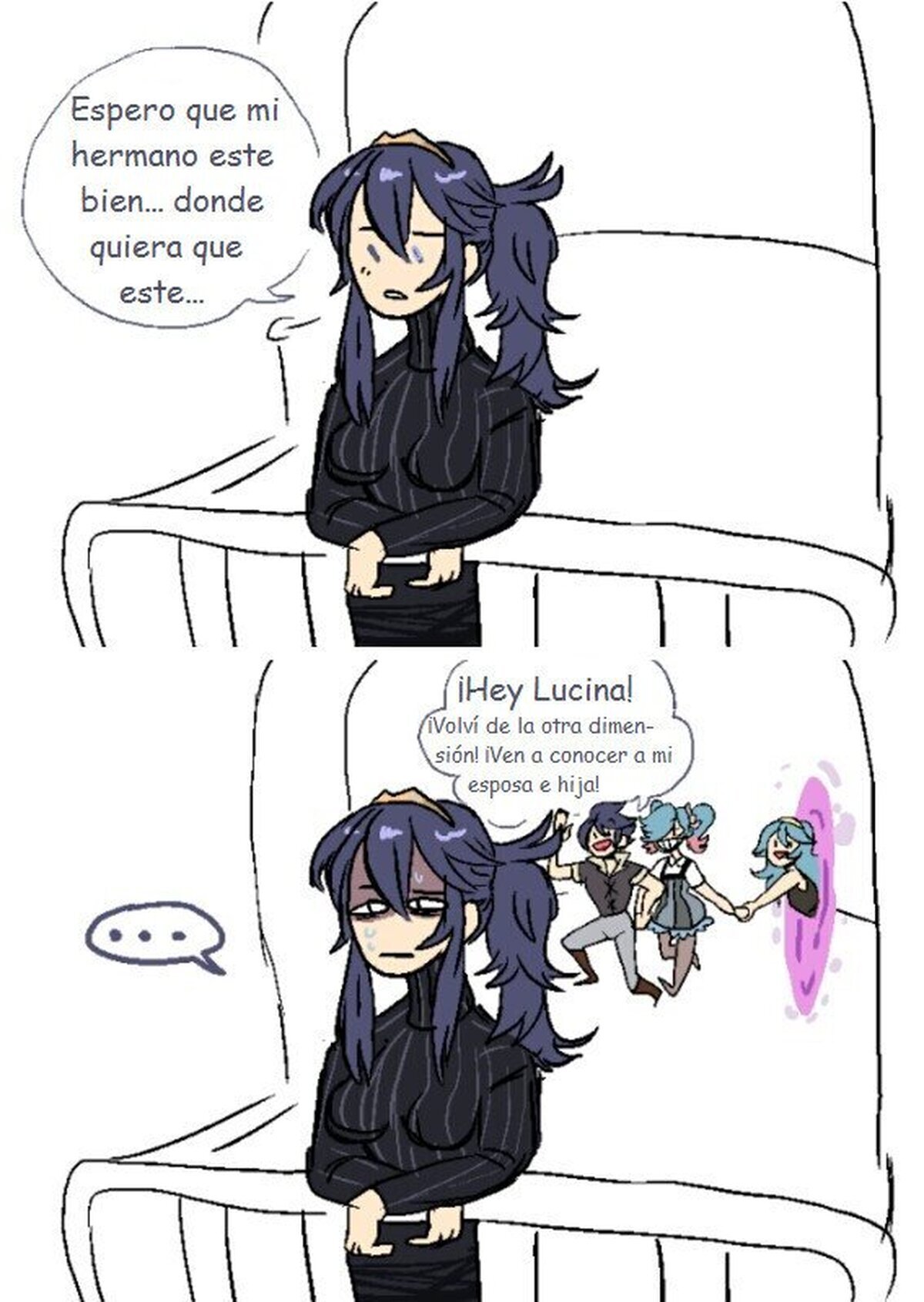 Lucina no se esperaba eso de Iñigo