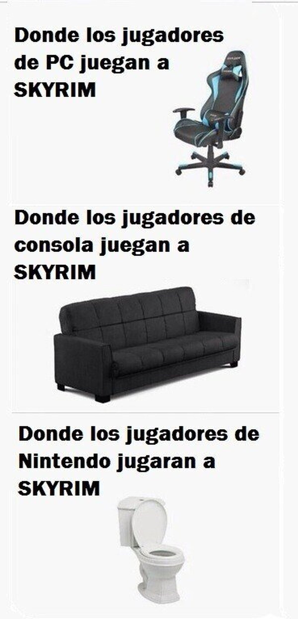 Cada uno juega donde quiere