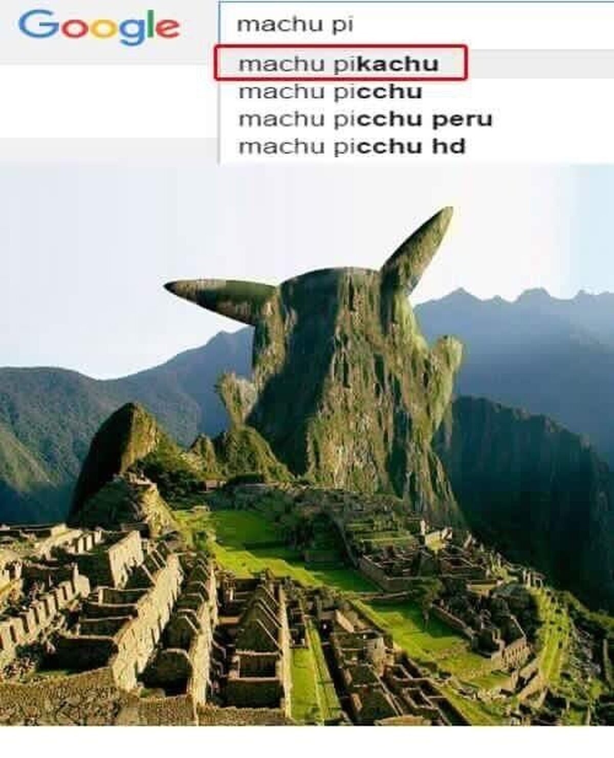 Machu Pikachu