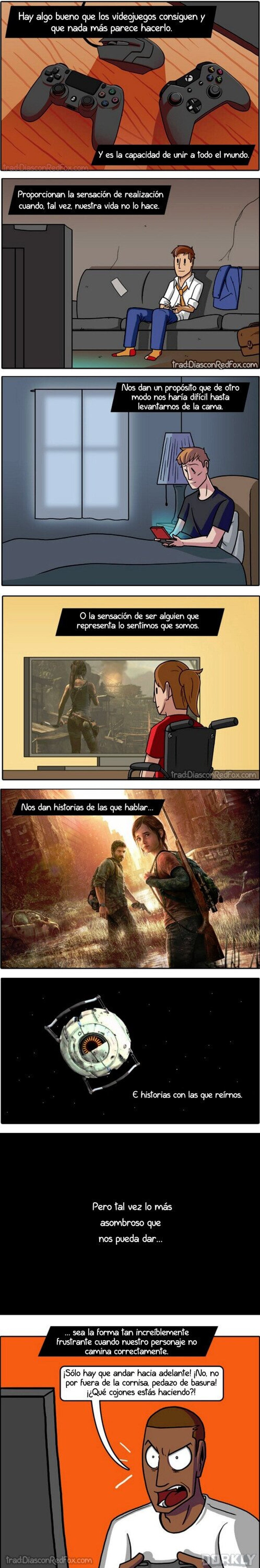 Solamente los videojuegos pueden darnos estas sensaciones , por Dorkly