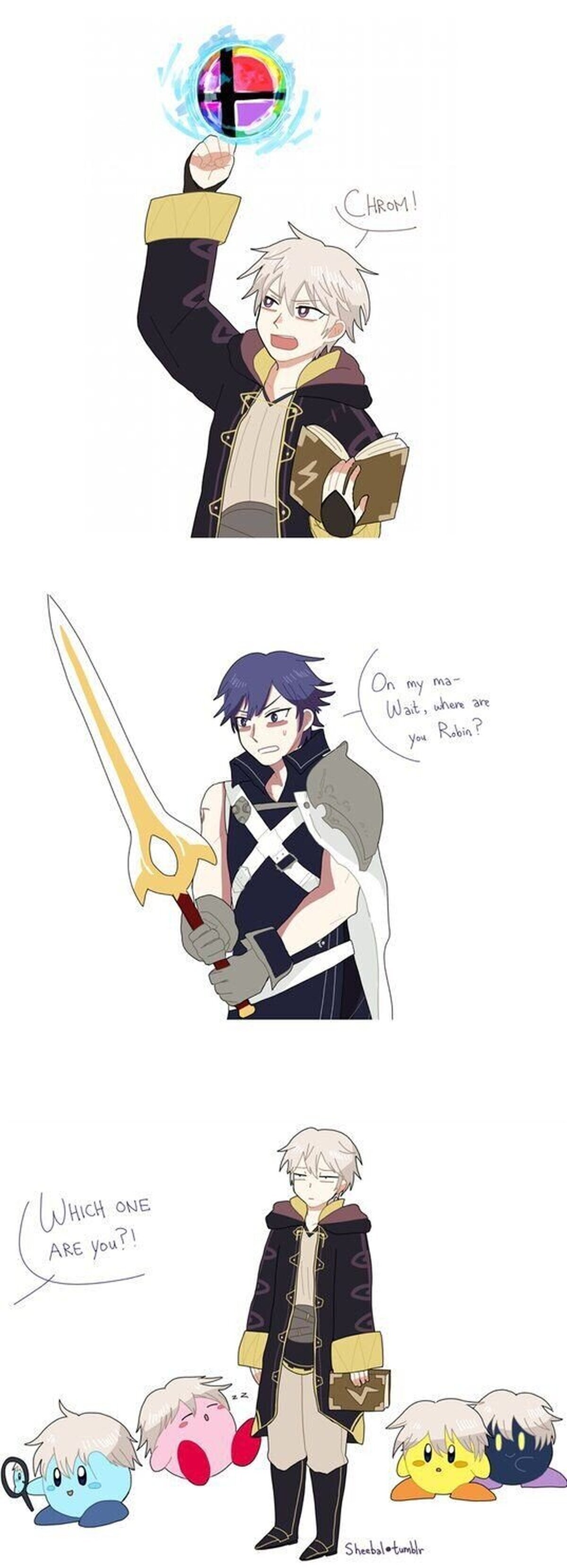 ¡Definitivamente es el que está más a la derecha! ¡No te dejes engañar, Chrom!