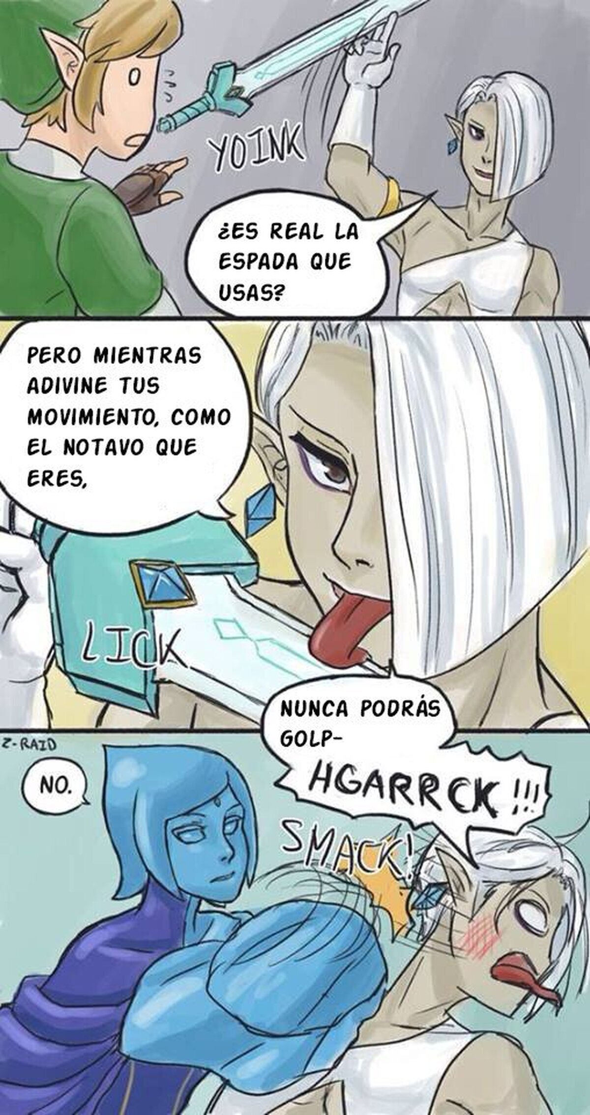 Las costumbres te pierden Ghirahim, por Z-Raid