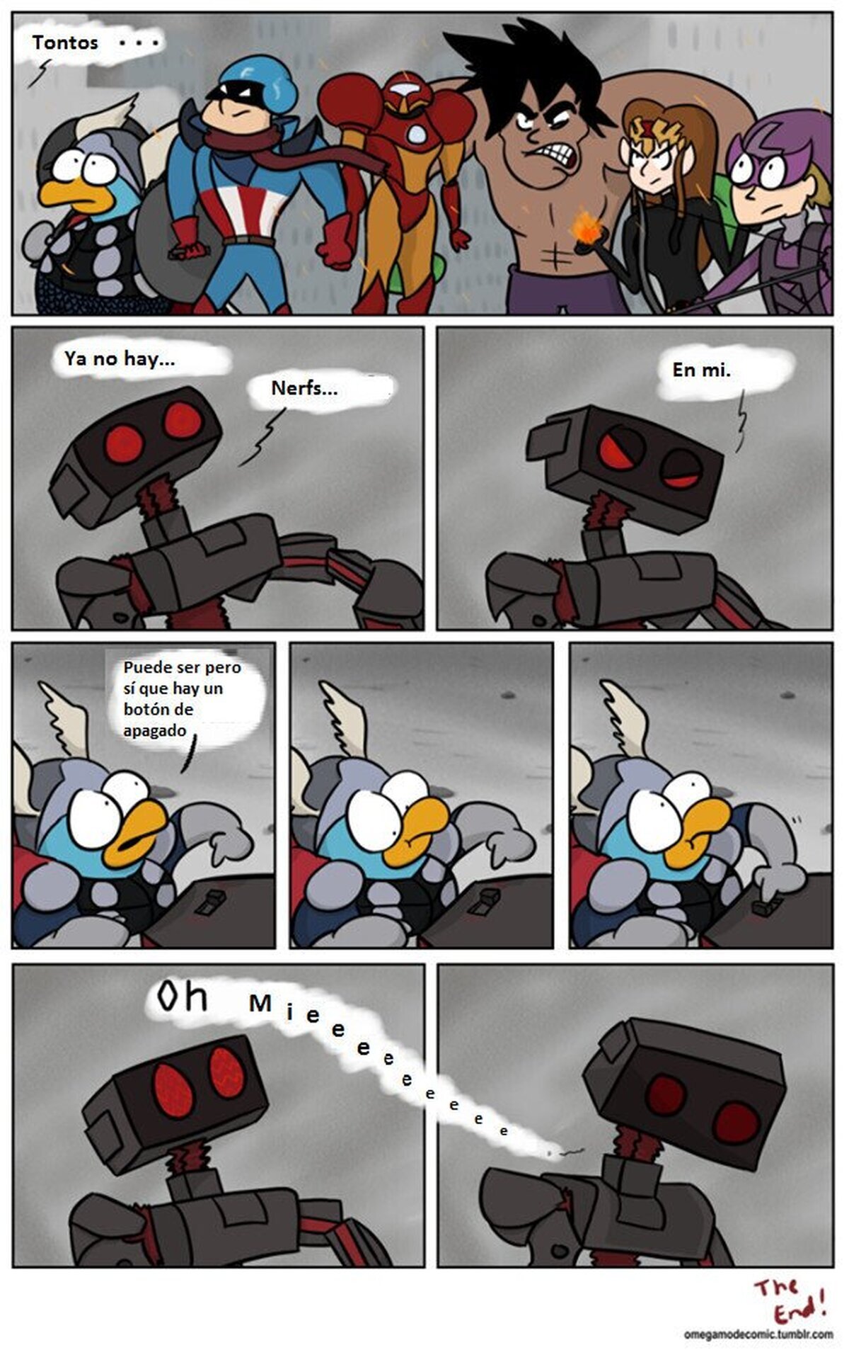 Y despues todos comieron shawarma. Por omegamodecomic