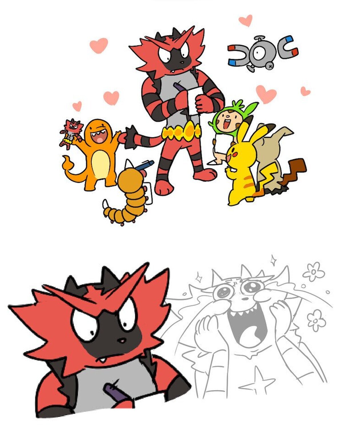 Incineroar y sus fans