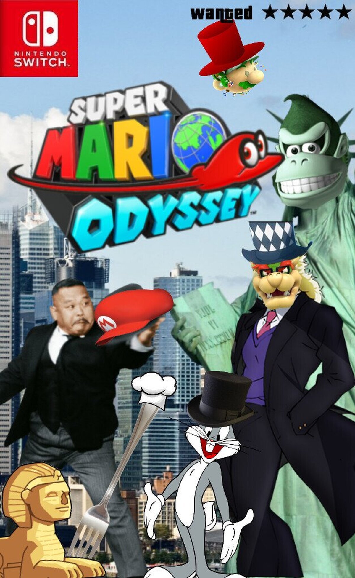 Filtracion de la portada de Super Mario Odissey