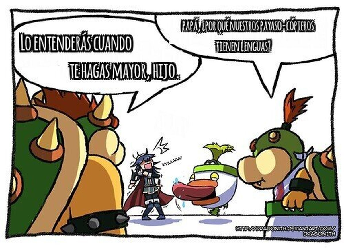 Haz caso a tu padre Bowsy. Por Dragonith