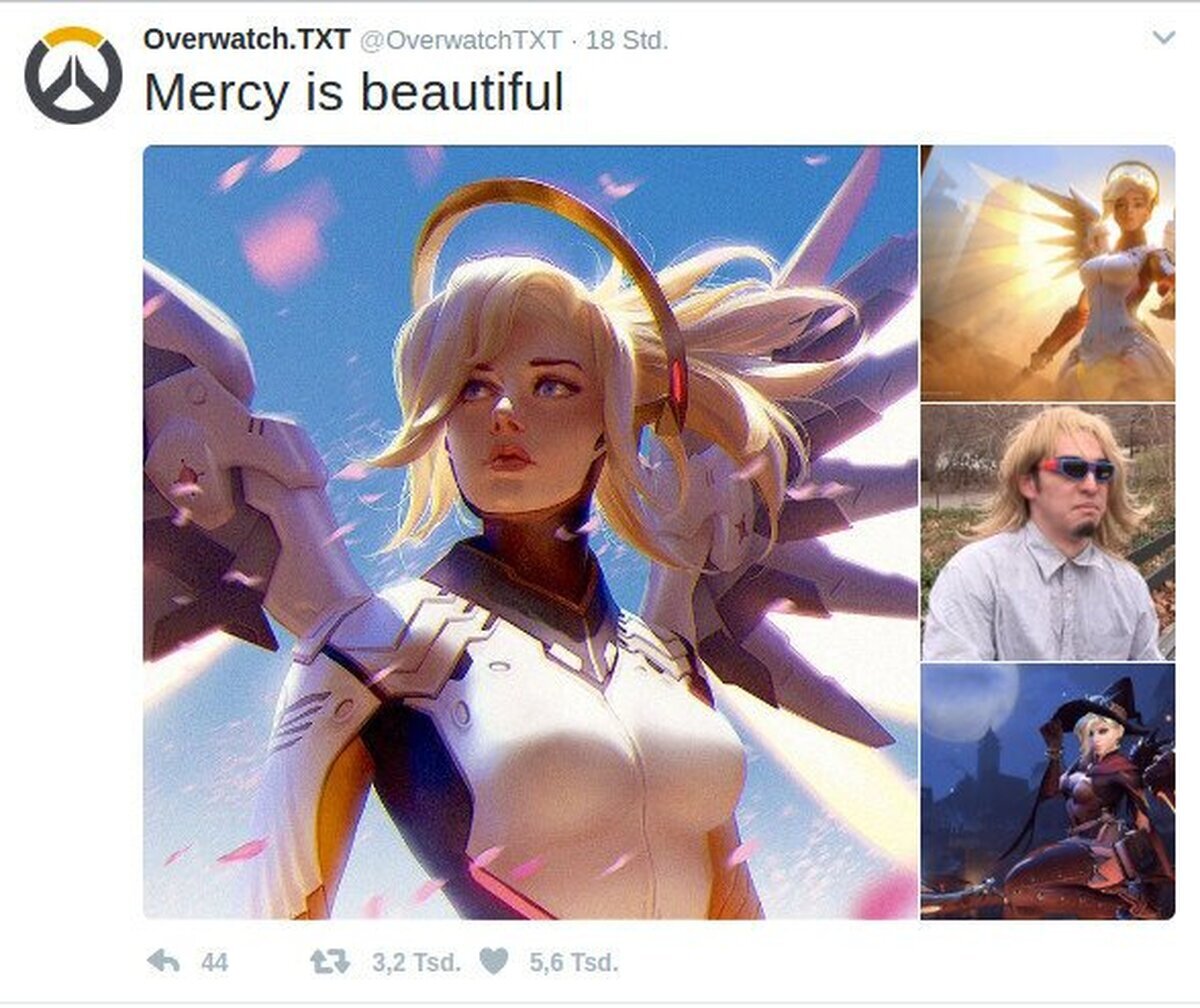 Por esto Mercy es hermosa