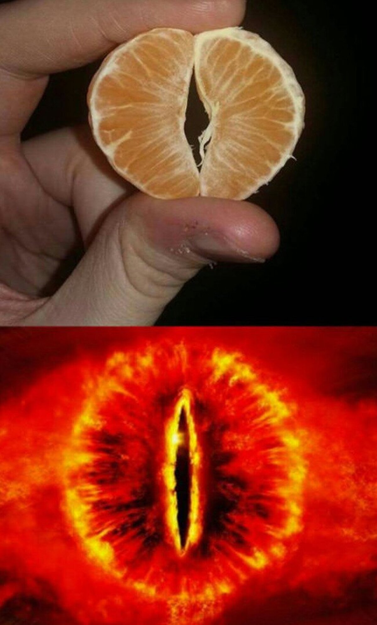 Visto así Sauron ya no impone tanto