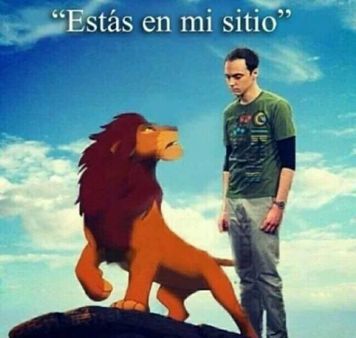 Sheldon no tiene respeto por nada