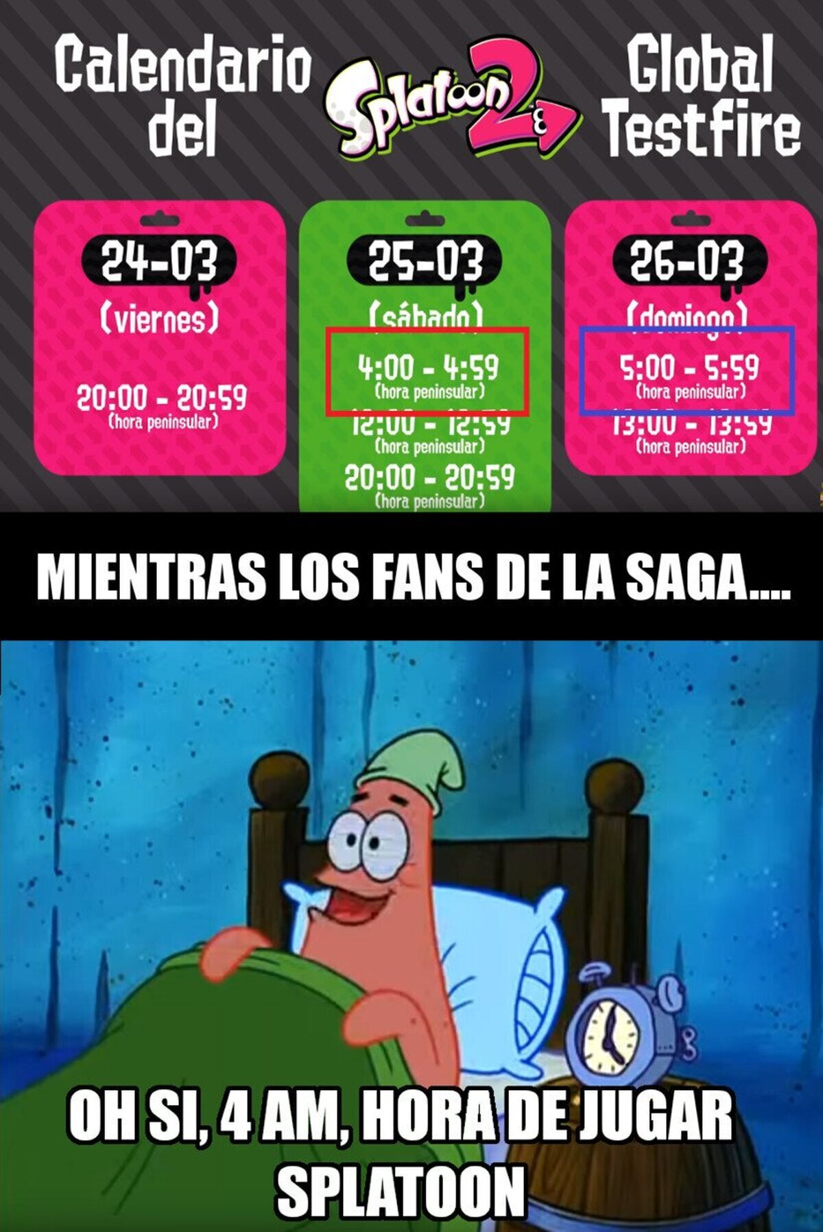 Cuando Nintendo no quiere que duermas...