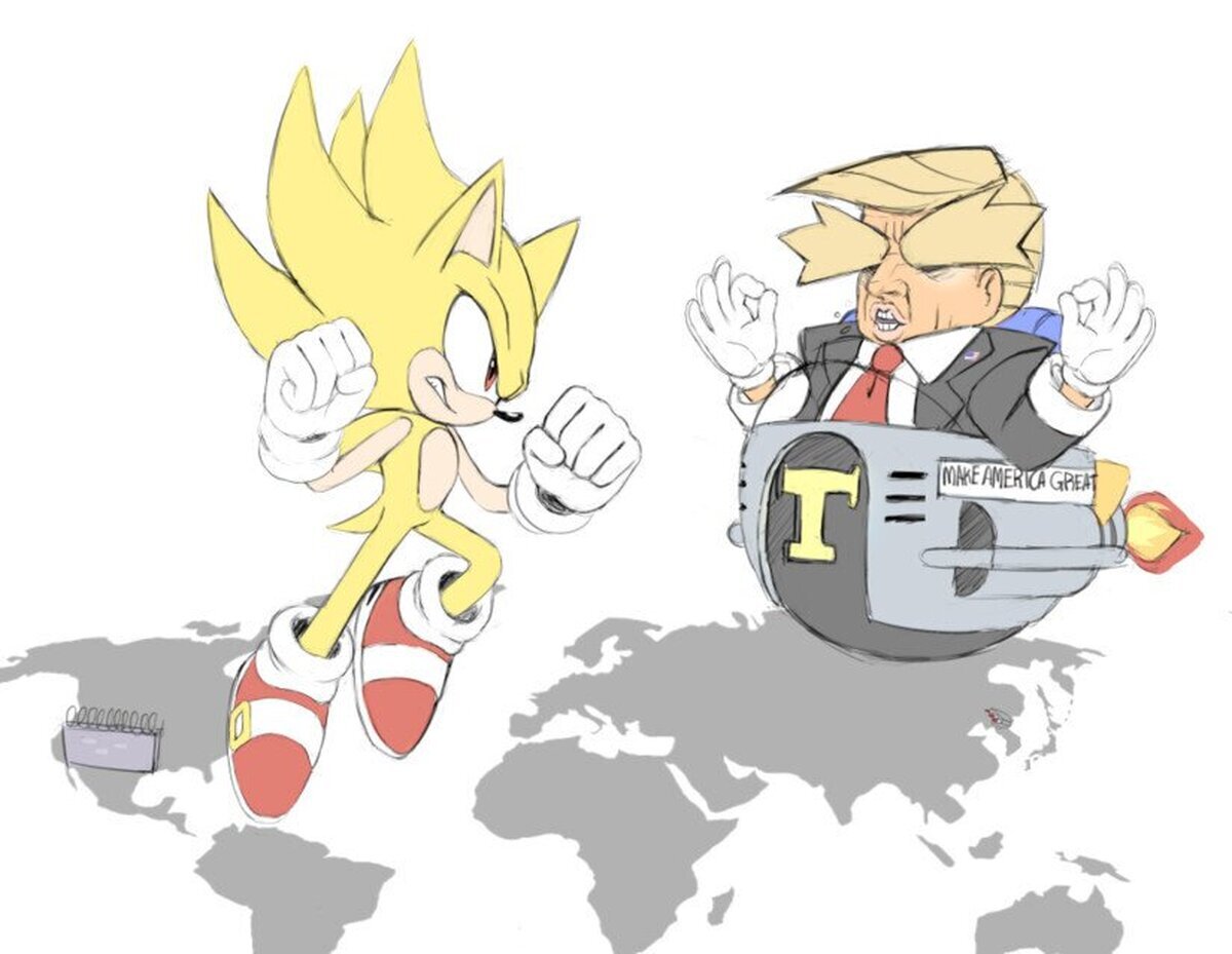 Si teddy Roosevelt inspiro a la creacion del dr eggman, ¿qué pasaria si se basaran en trump?