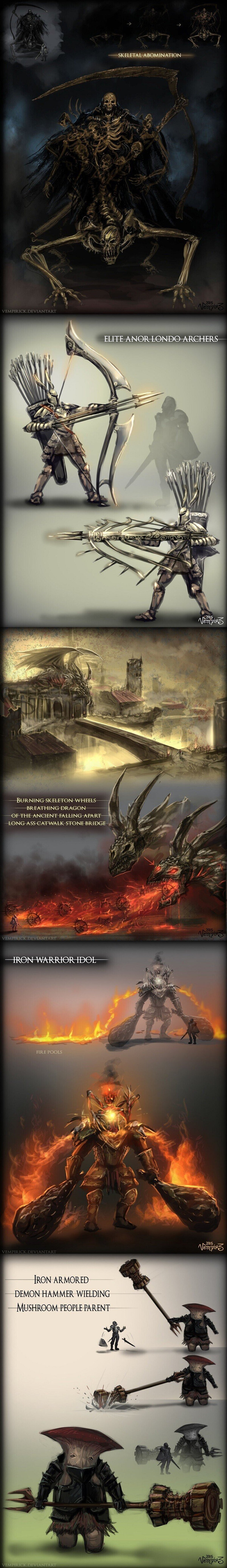 Monstruos todavía más difíciles para Dark Souls, parte 4. Por Vempir3