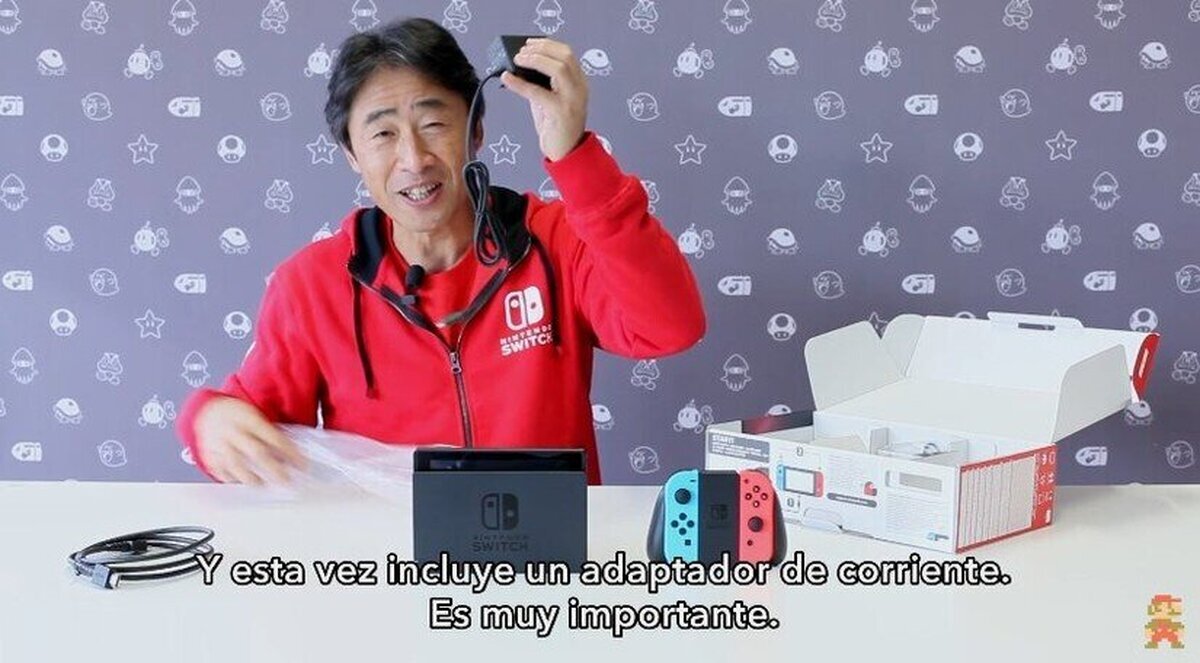 Nintendo cachondeándose de la racanería del cargador de corriente
