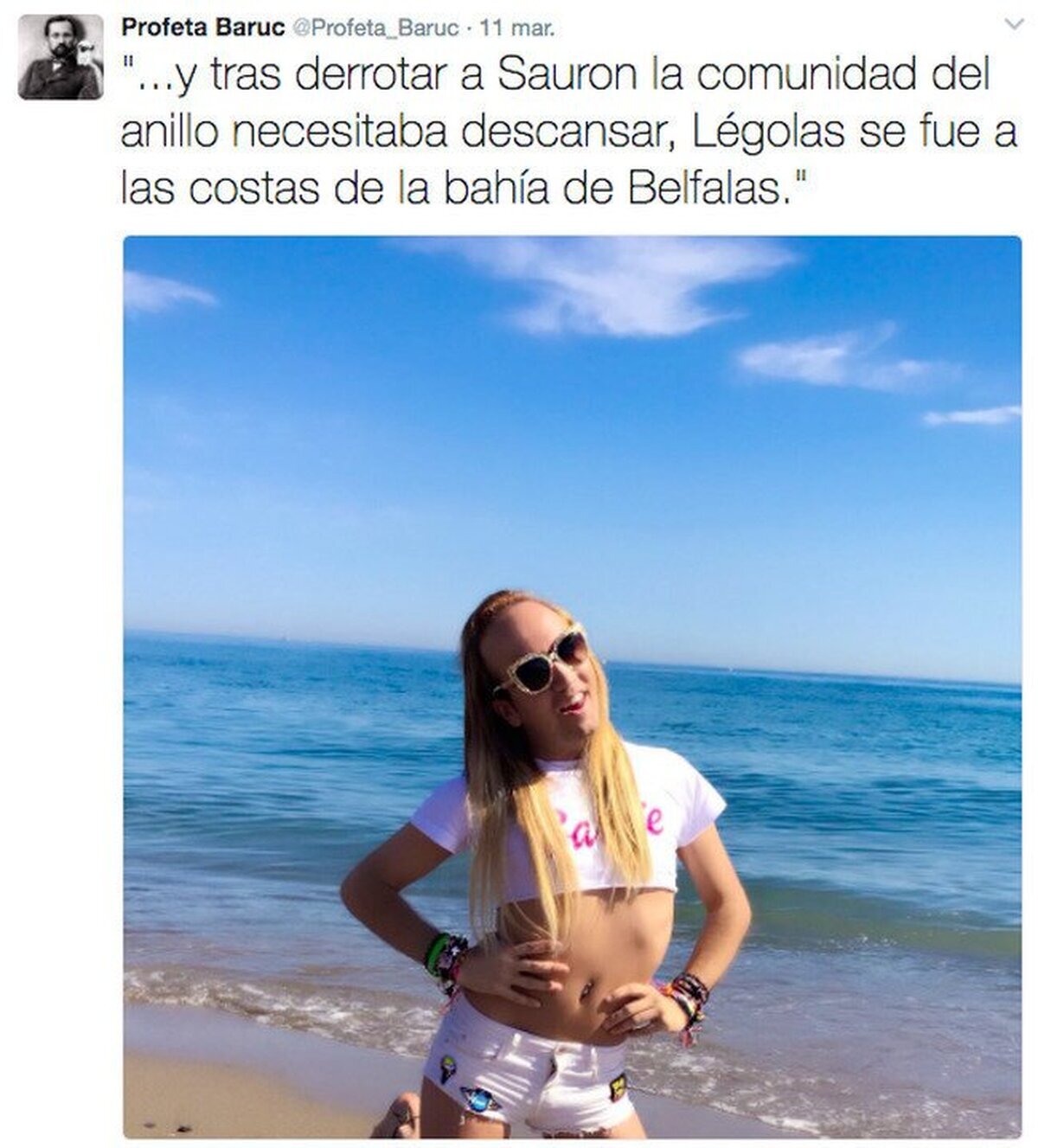 Con lo que Legolas había sido