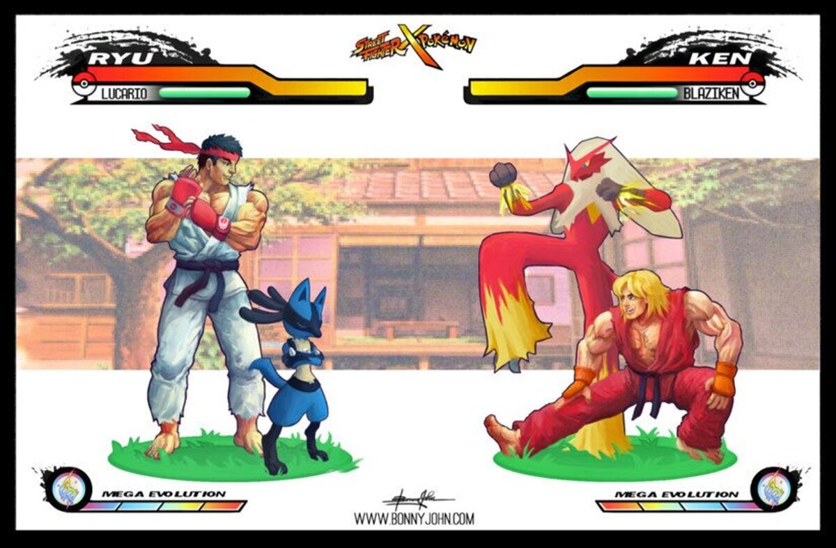 ¡Karateka Ken Masters te desafia, Karateka Ken Masters saca a Blaziken! Por bonnyjohn