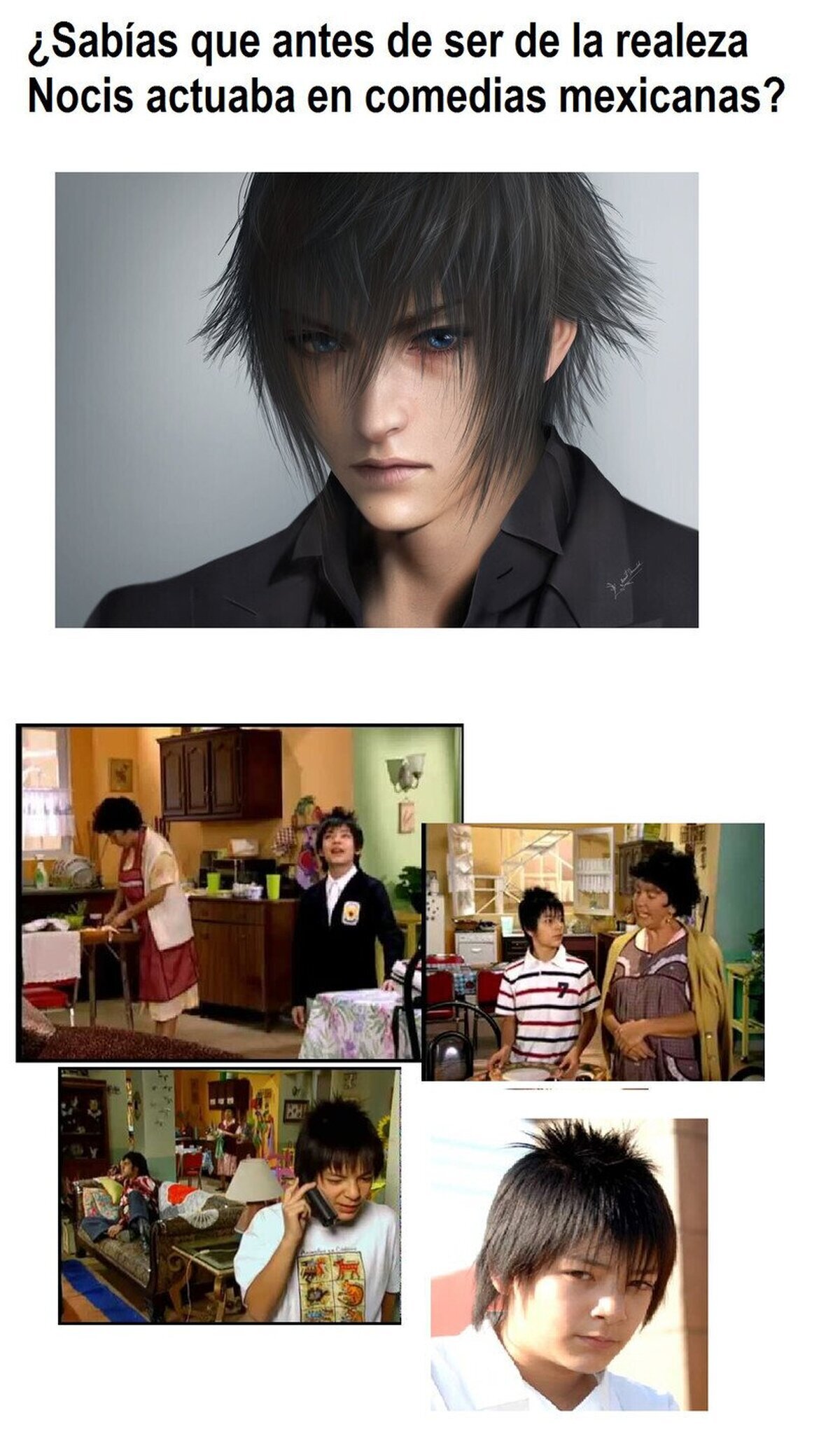Noctis ha pasado por mucho el pobre...