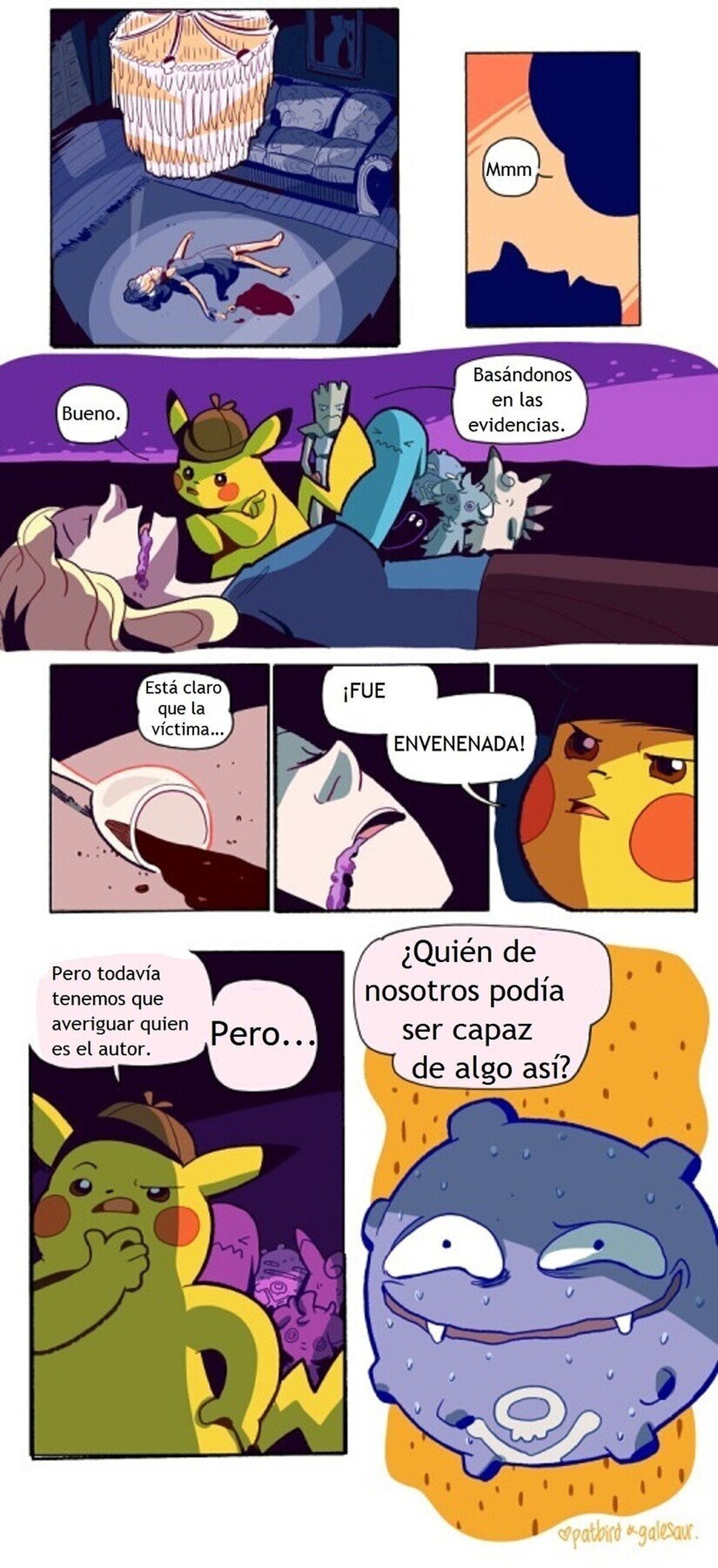 O claro sospechemos del pokemon tipo veneno ¡DISCRIMINACIÓN!   