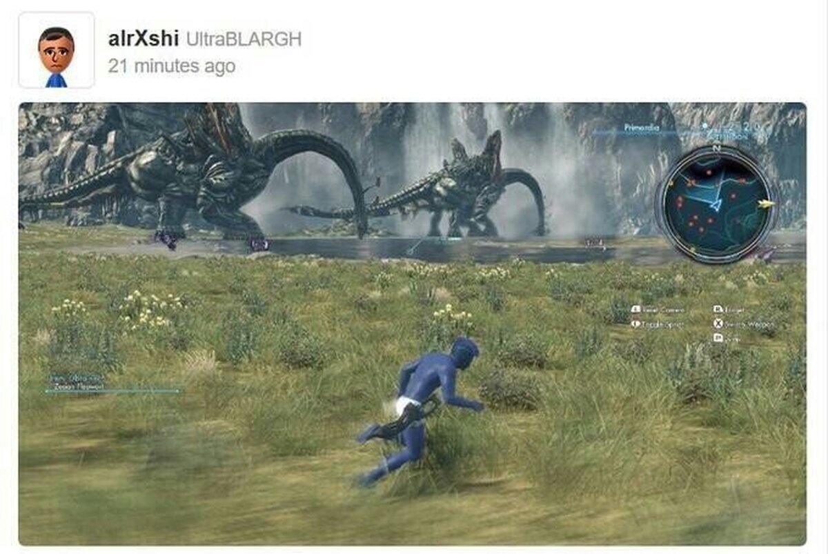 Como olvidar cuando sanic estuvo en Xenoblade chronicles X