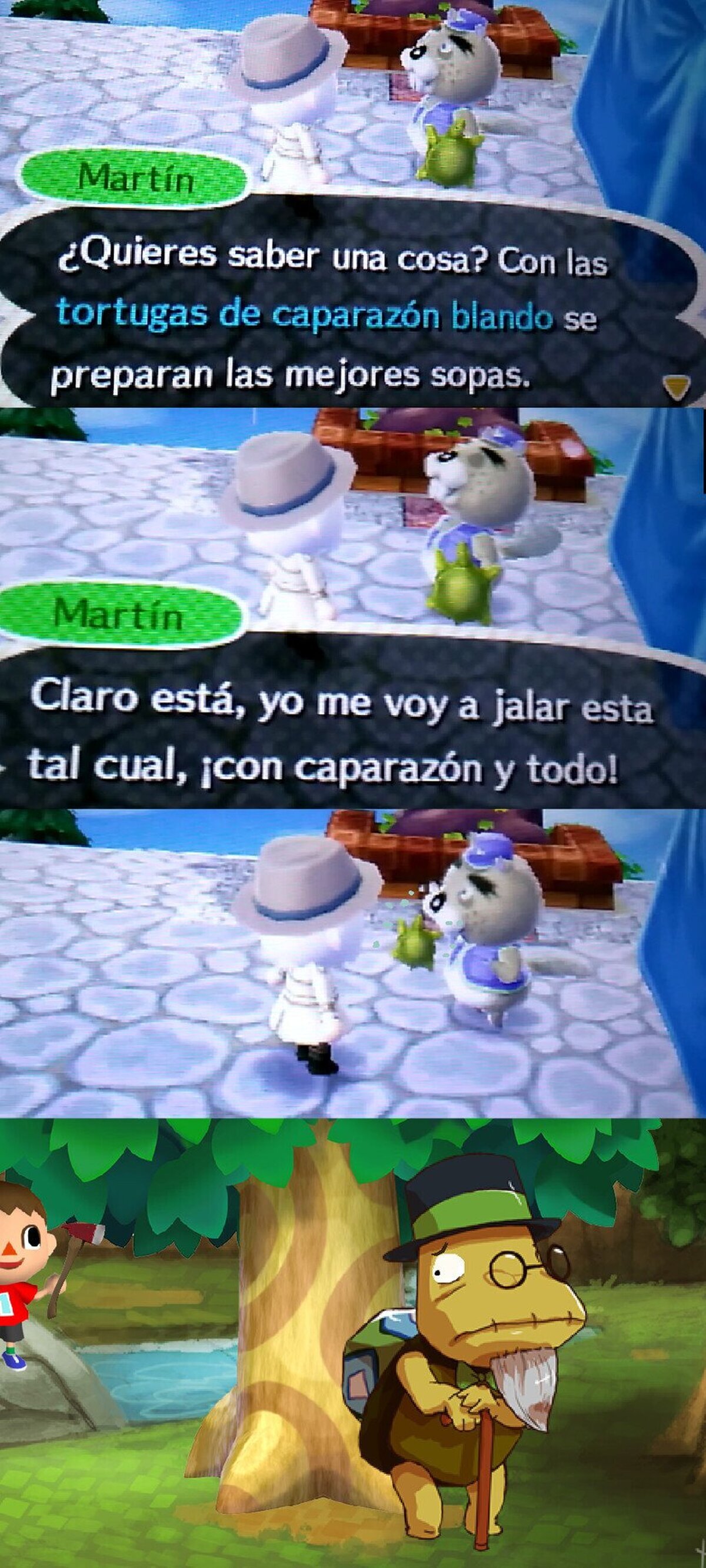 El mundo de Animal Crossing es muy cruel