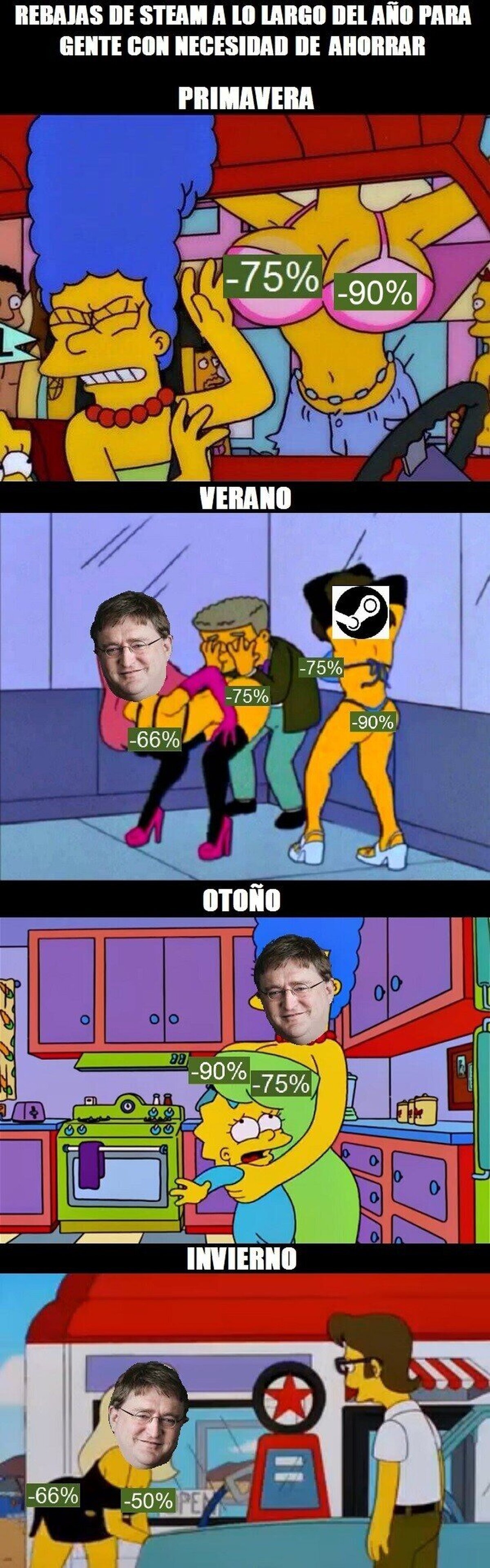 Las 4 estaciones de Steam
