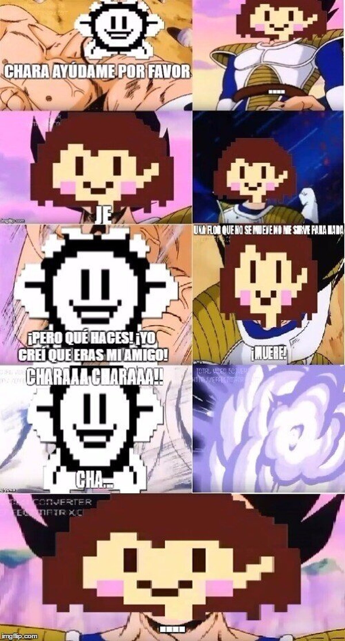 Killing Flowey in genocide route in a nutshell