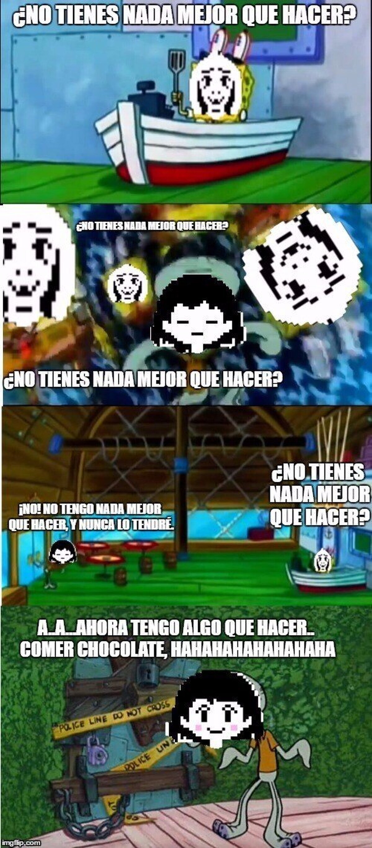 Asriel te puede volver loco.