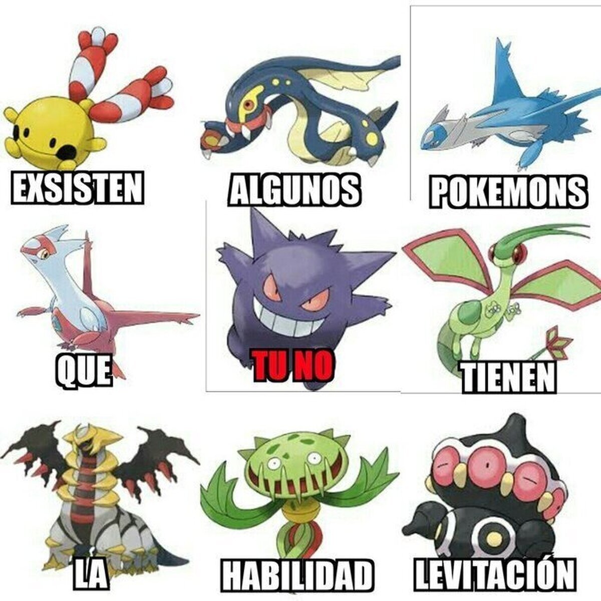 Pobre gengar, hasta yo me meto con el pobre...