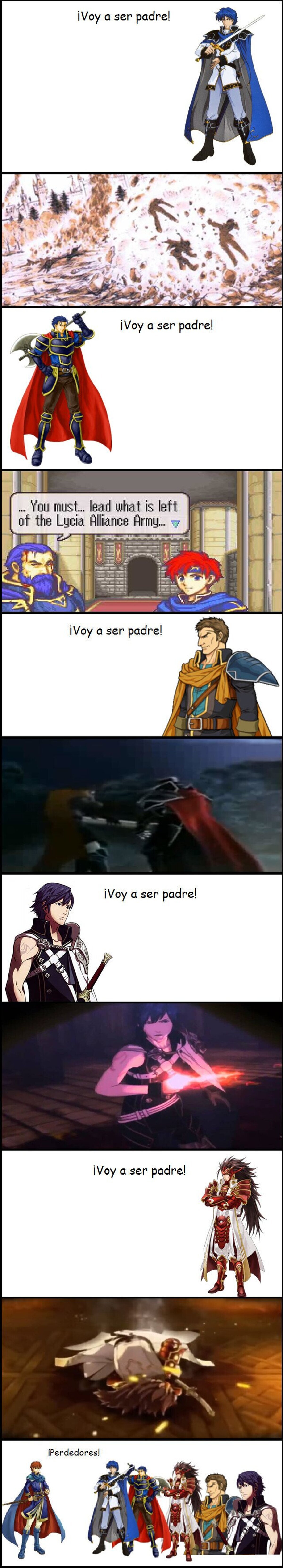 (Spoilers de muchos FE) Ser padre no parece ser tan buena idea