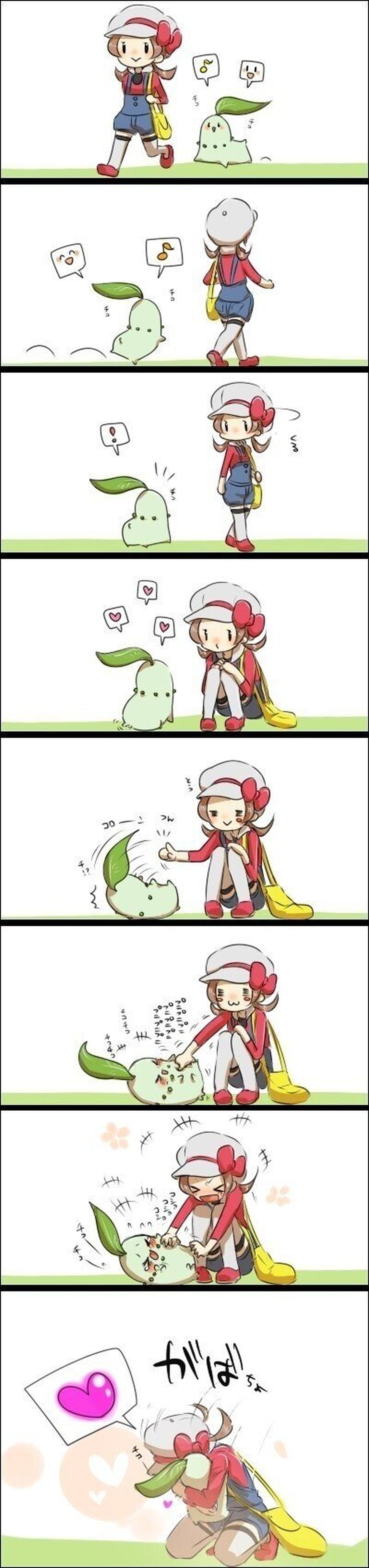 Ese cariño a nuestro primer Pokémon en nuestro viaje.