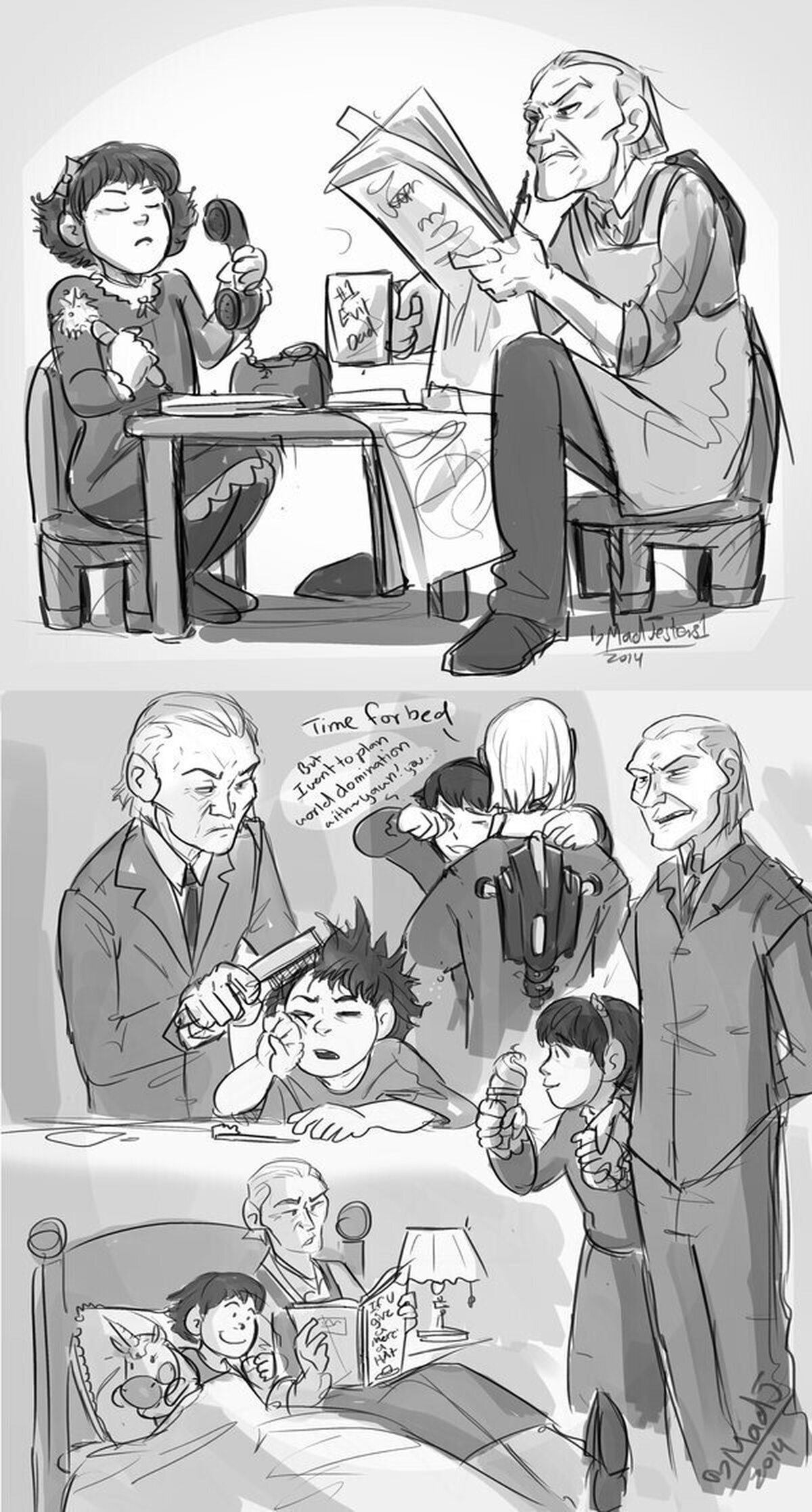 Sera un villano pero primero es un padre. Por MadJesters1