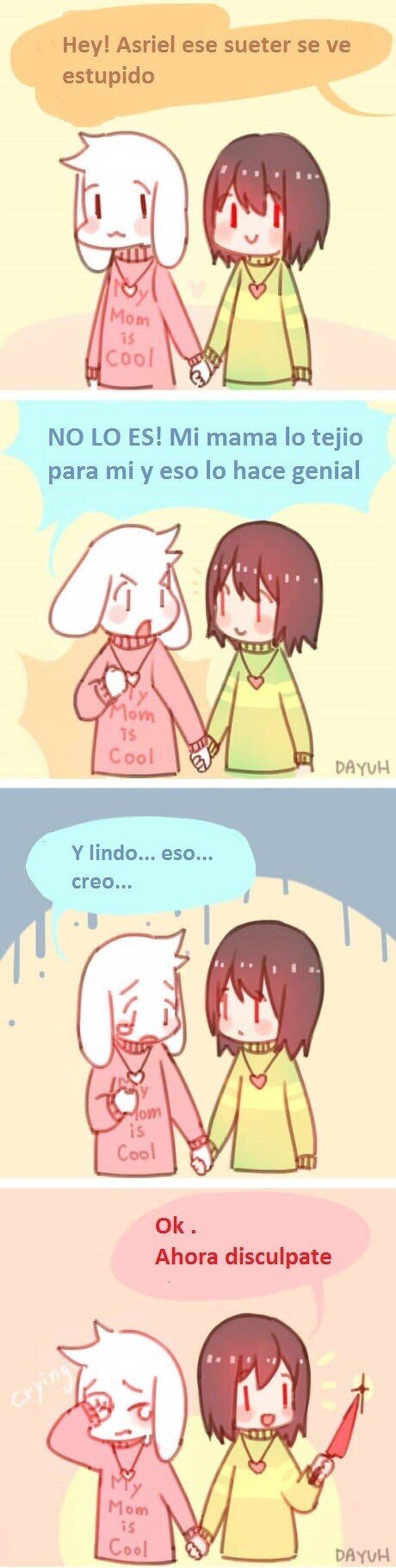 Si te metes con Asriel, te metes con Chara. Por Dayuh