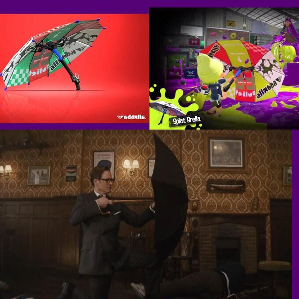 Cuando usas el nuevo arma de Splatoon y te sientes como un caballero: