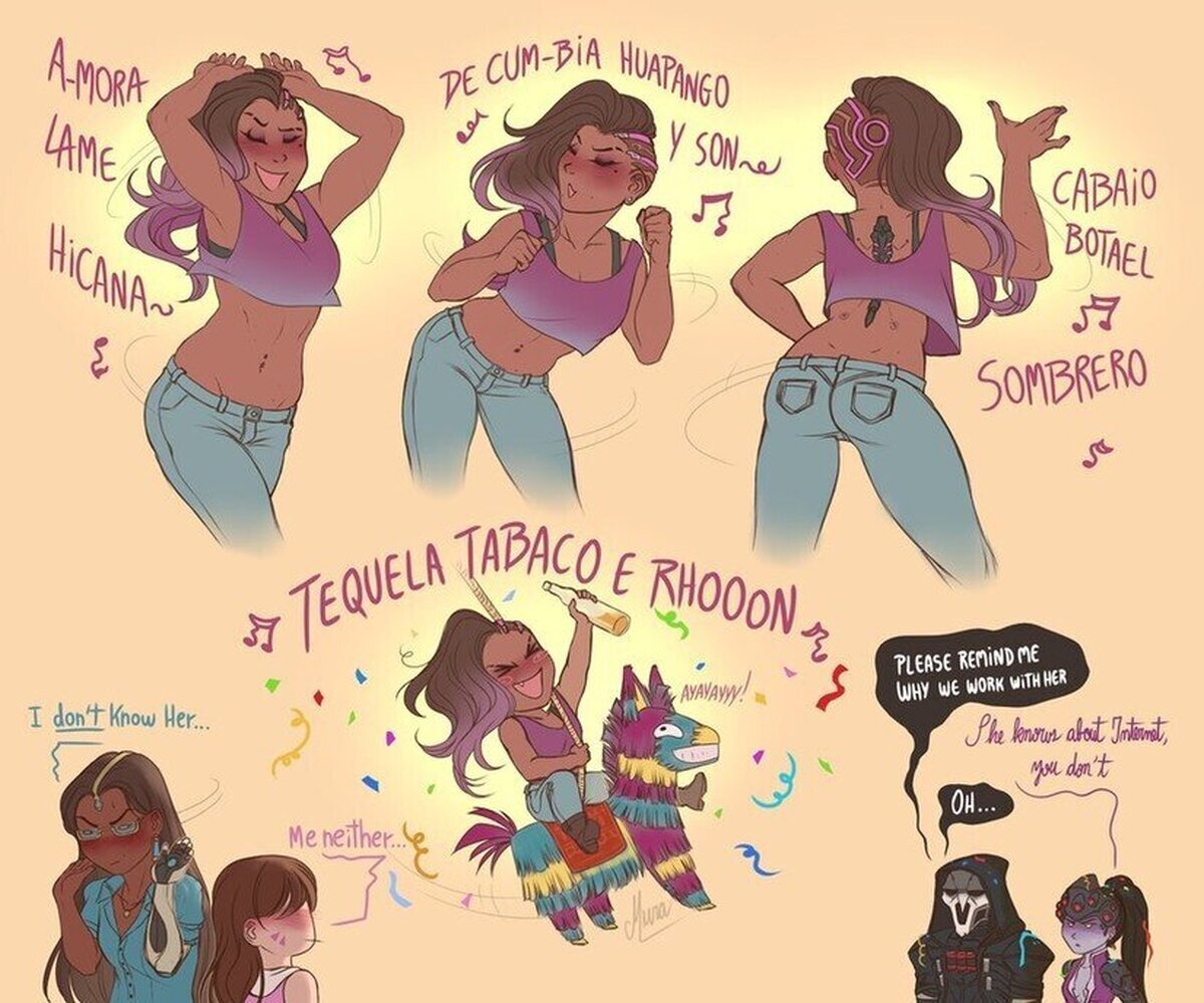 Lo que pasa cuando Sombra se toma mas de dos copas. Por Yuri-Murasaki