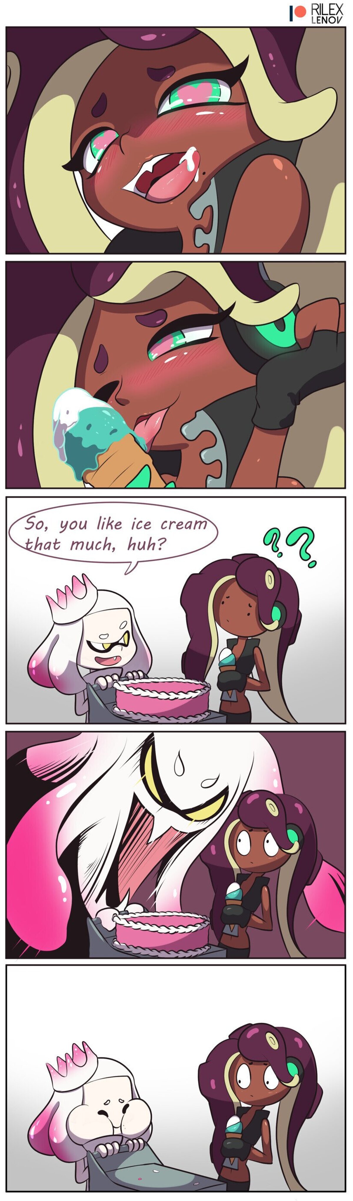 Marina, creo que te gusta demasiado el helado