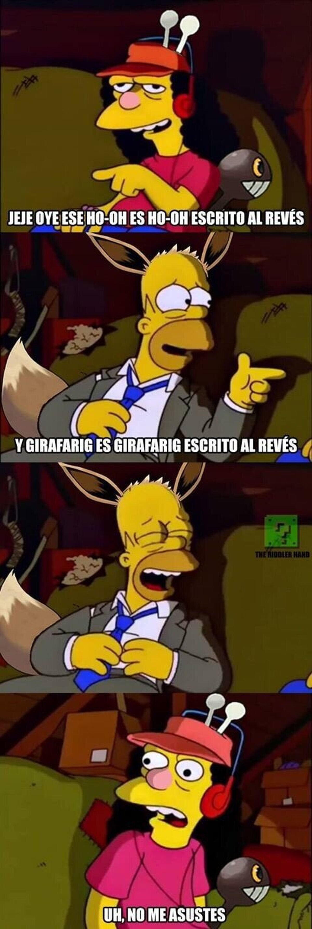 Eevee es Eevee al revés... viva los palíndromos