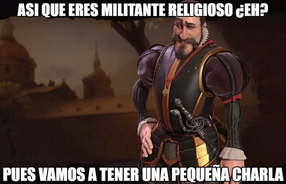 Con esa expresión te quitará tu religión y tu chica