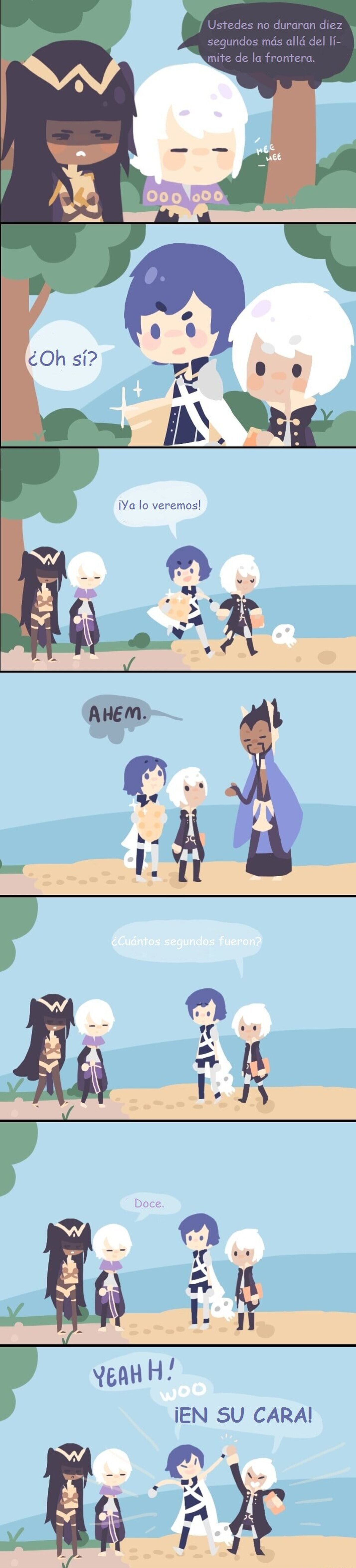 ¡En su cara, Henry y Tharja!