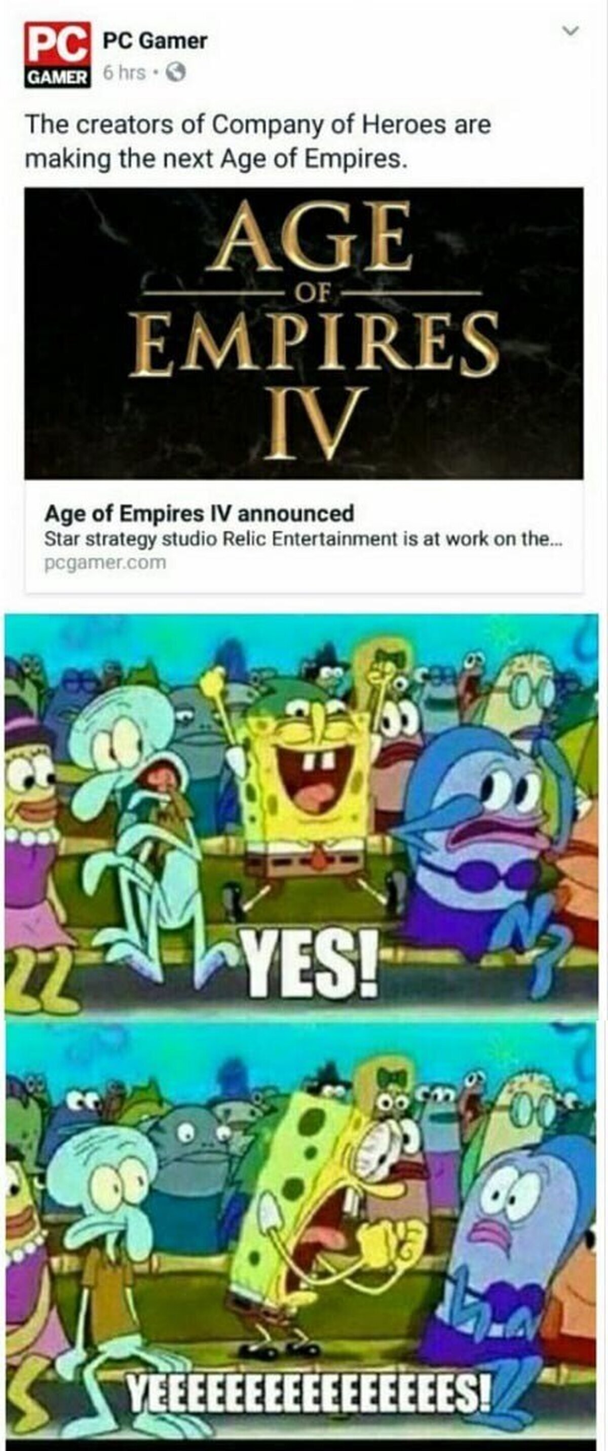 Mi reacción al ver el nuevo Age of Empires IV