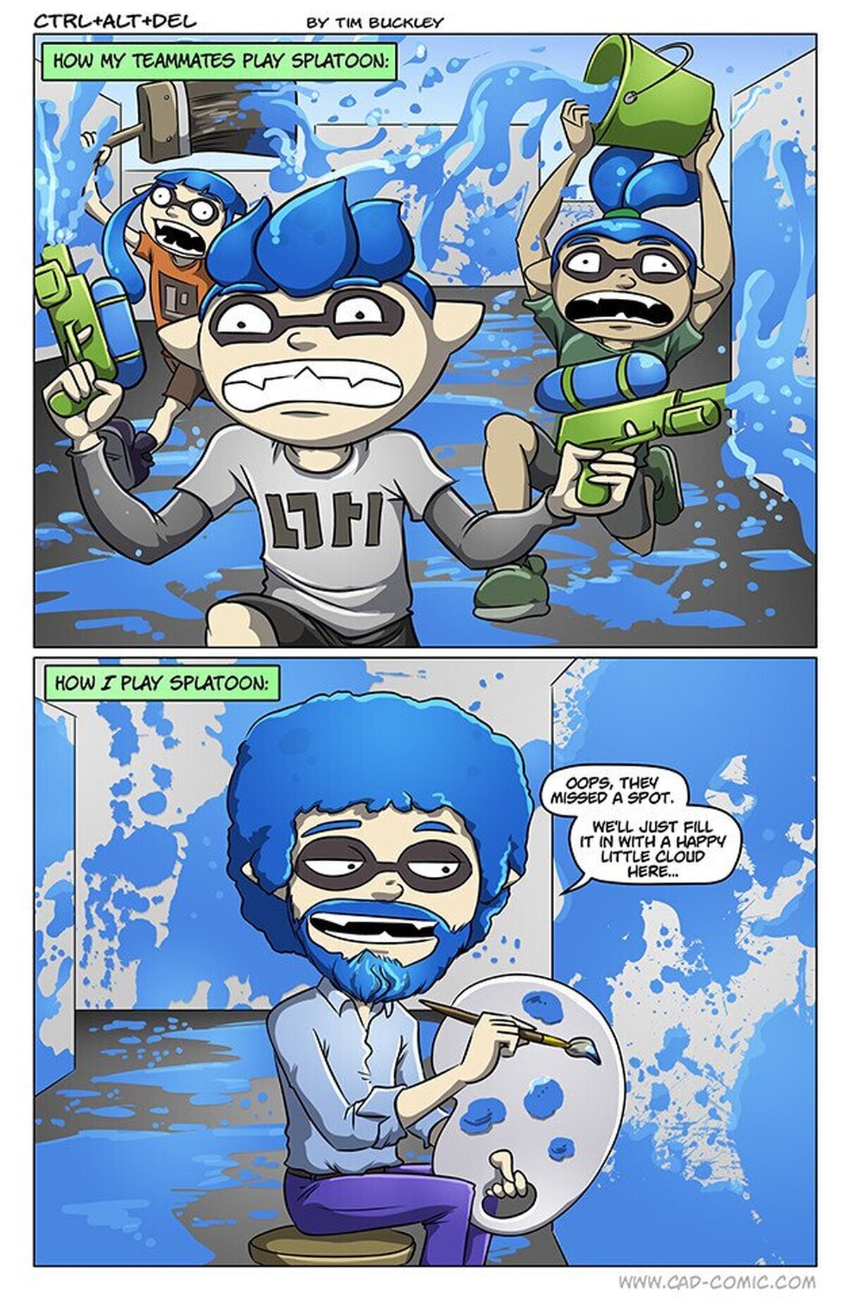 Como juega la gente Splatoon, por Tim Buckley