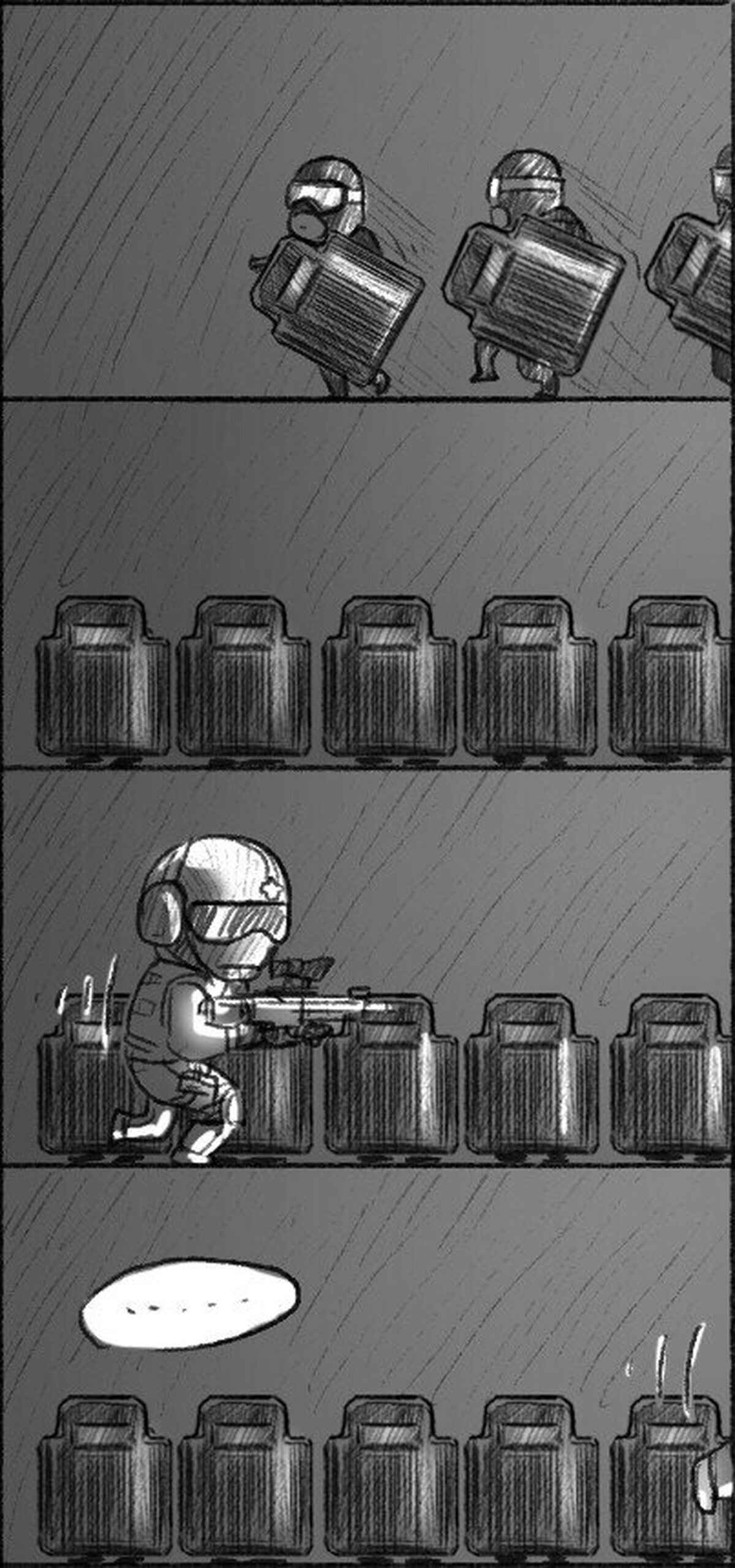 Amigos +reclutas + escudos= WIN