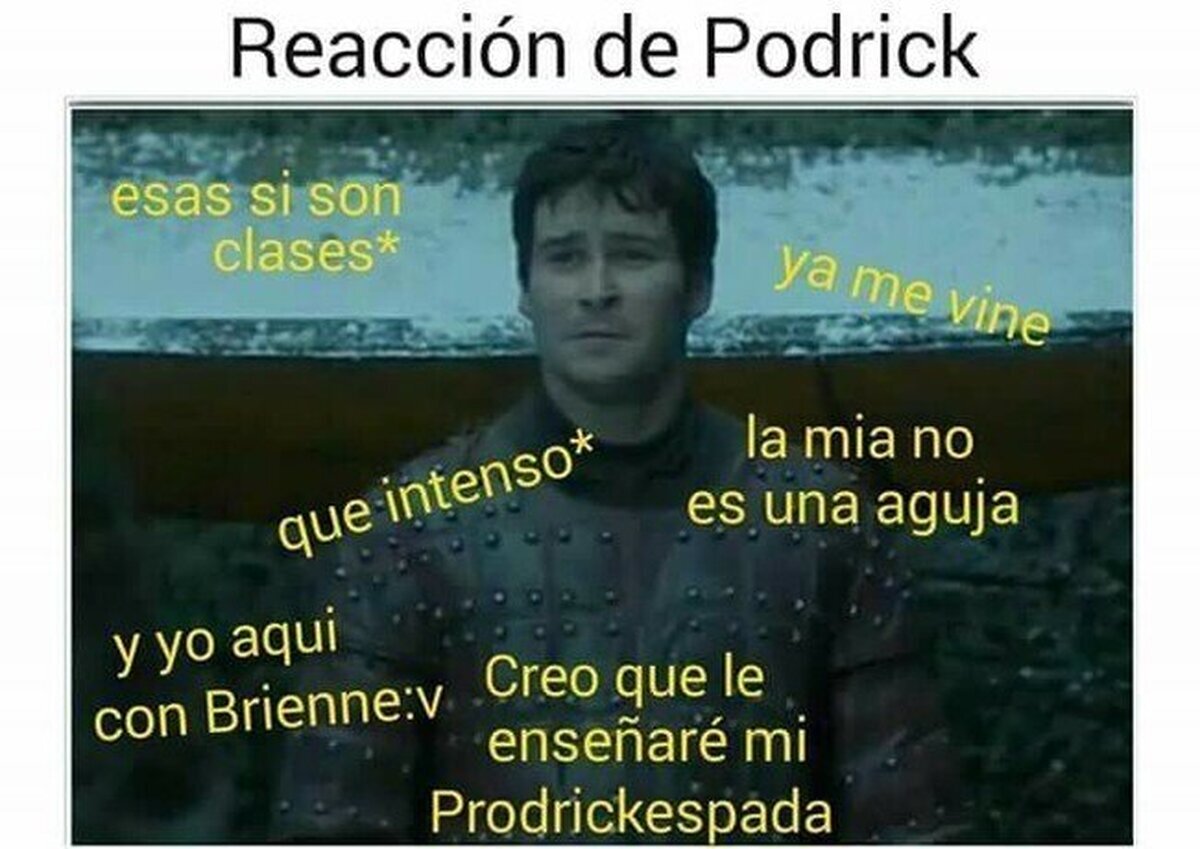 Podrick también merece un rival a la altura