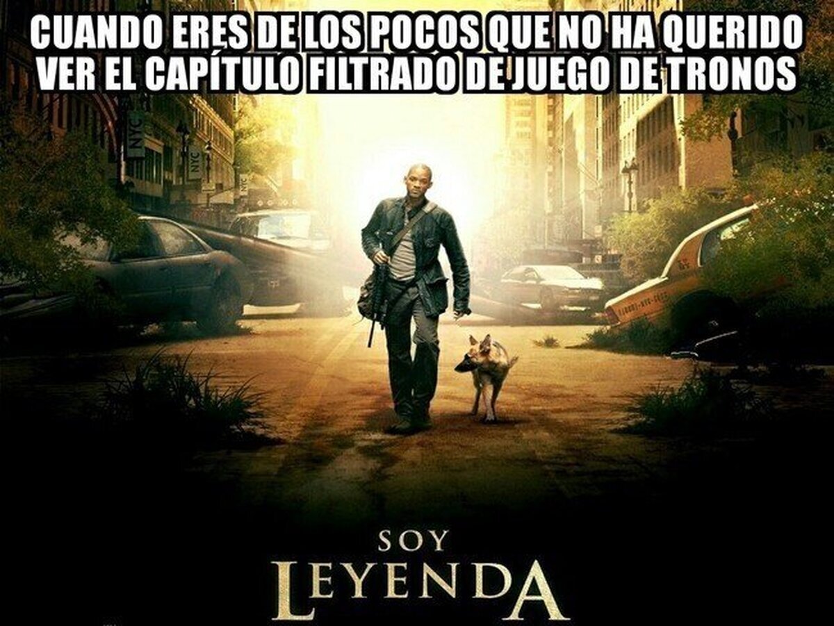 Soy leyenda.