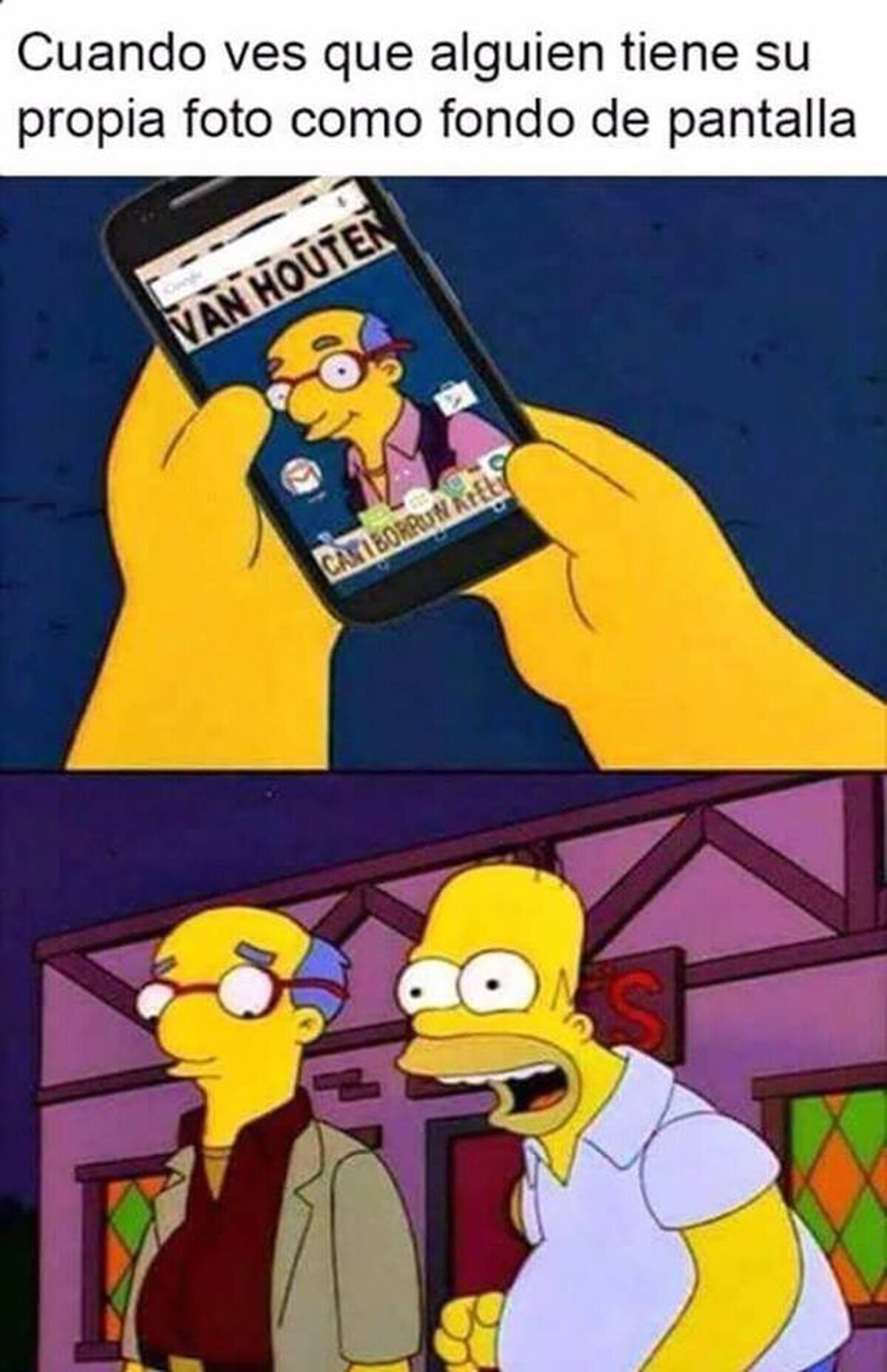 No se puede ser más egocéntrico
