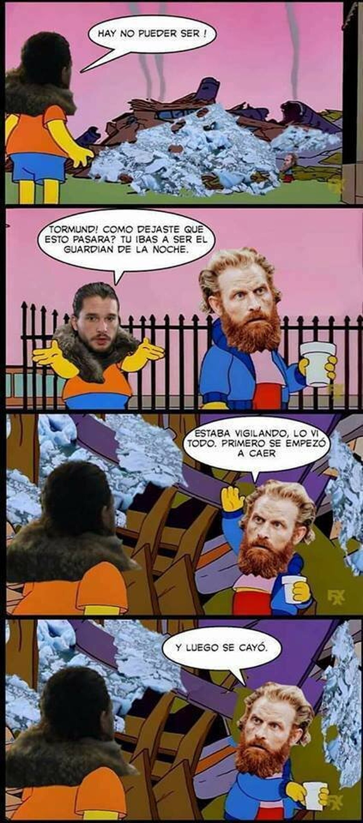 Tormund no sabe qué acaba de pasar