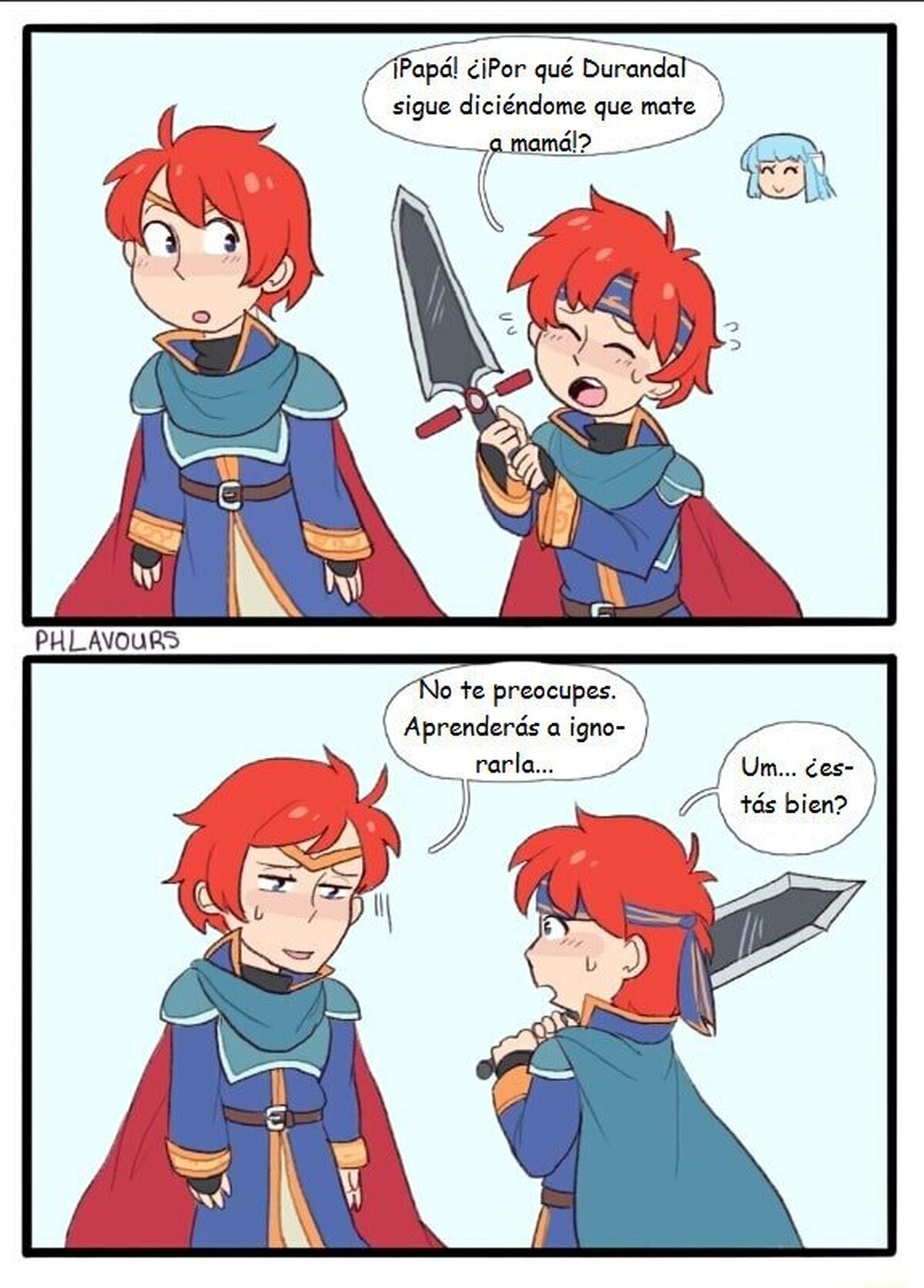 Yo soltaría esa espada si fuera tú, Roy. Por Phlavours