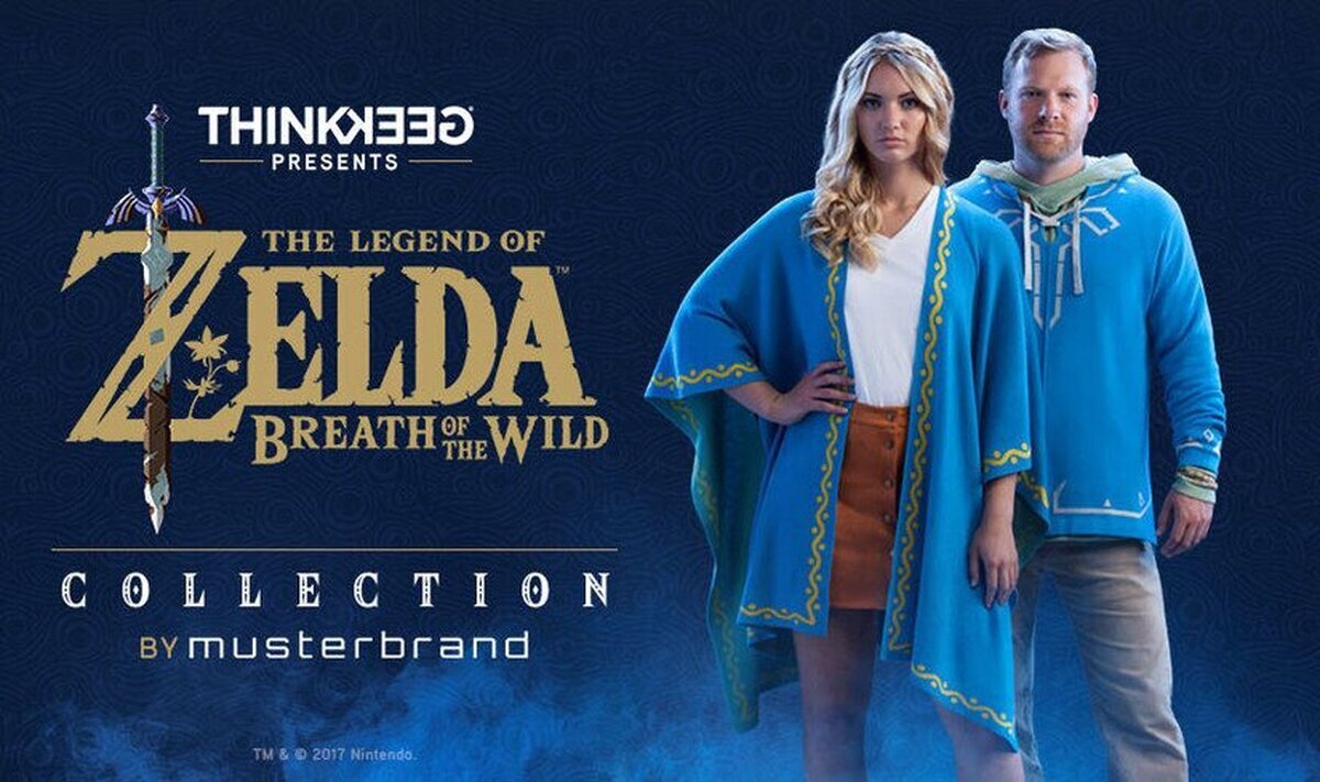 Esta es la línea de ropa con oficial de Zelda: Breath Of The Wild