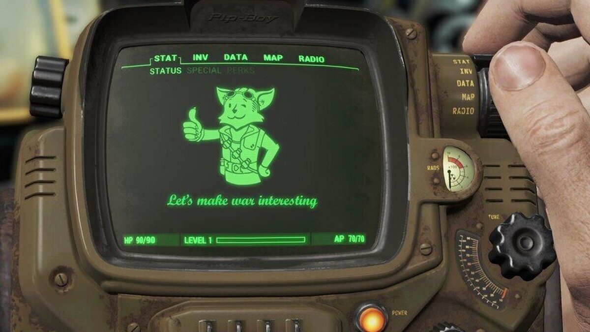 La nueva versión del Pip-Boy luce algo...diferente