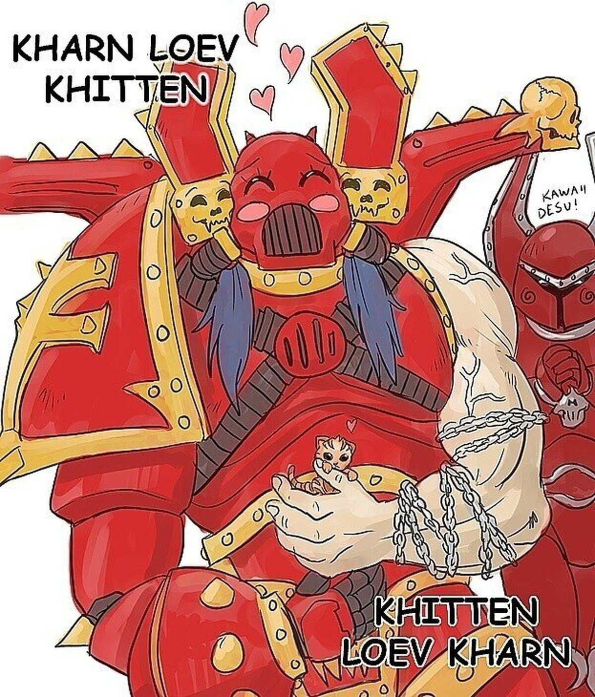 A Kharn le gustan los gatos