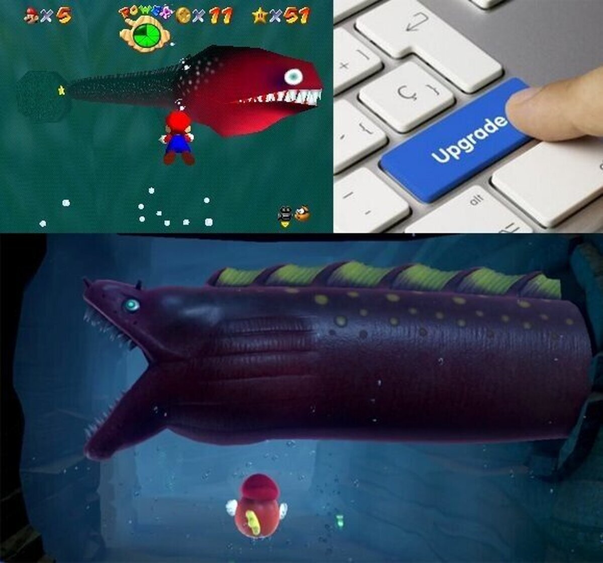 Diferencias entre Super Mario 64 y Odyssey