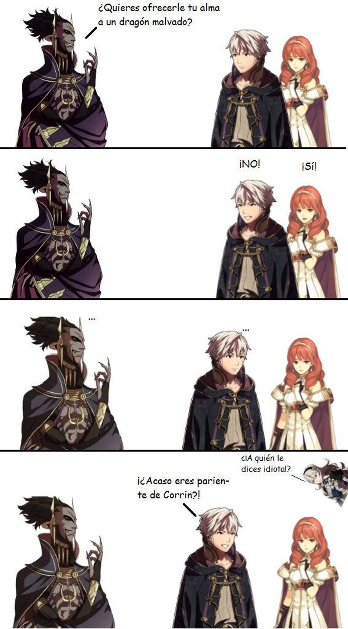 Cuando Celica conoce a Robin y Validar